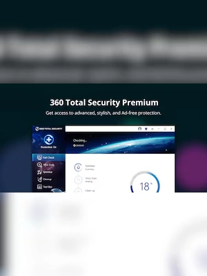 360 Total Security Premium (PC) 1 Device, 1 Month Key - GLOBAL