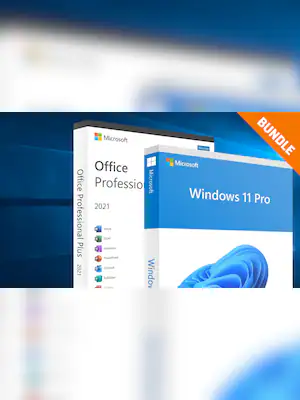 Microsoft Windows 11 Pro & Microsoft Office Professional Plus 2021 Bundle (PC) - Microsoft Key - GERMANY
