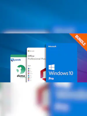 Microsoft Windows 10 Pro OEM & Office 2021 Pro Plus + Panda Dome Essential (PC) (1 PC, Lifetime)  - Microsoft Key - GLOBAL