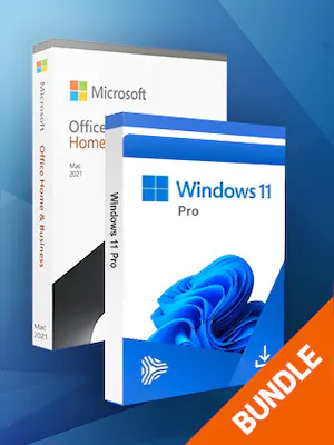 Microsoft Windows 11 Pro & Microsoft Office Home & Business 2021 (Mac) bundle - Microsoft Key - GLOBAL