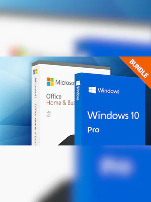 Microsoft Windows 10 Pro & Microsoft Office Home & Business 2021 (Mac) bundle - Microsoft Key - GLOBAL