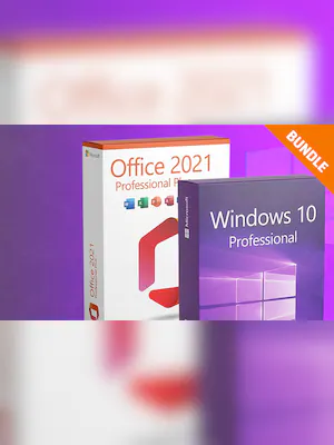 Microsoft Windows 10 Professional & Microsoft Office Professional Plus 2021 Bundle (PC) - Microsoft Key - GERMANY