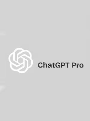 ChatGPT Pro (1 User, 1 Month) - ChatGPT Account - GLOBAL